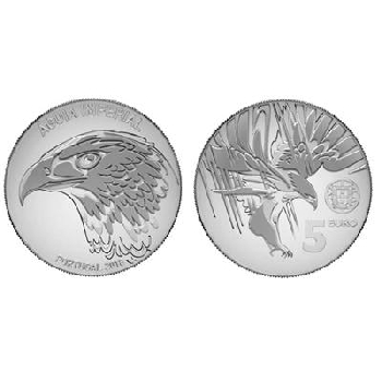 5 euro Portugalsko 2018 Orel iberský