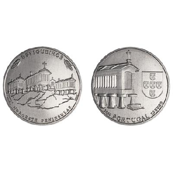 2 5 Euro Portugalsko 2018 Espigueiros