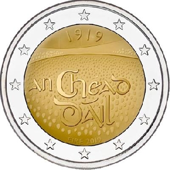 2 euro sběratelské Irsko 2019 UNC