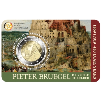 2 euro sběratelské Belgie 2019 Bruegel UNC