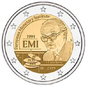2 euro sběratelské Belgie 2019 EMI UNC