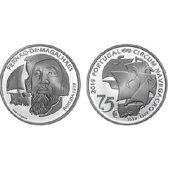 7 5 euro Portugalsko 2019  Ferdinand Magellan