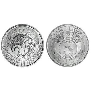 5 euro Portugalsko 2019 Demokracie
