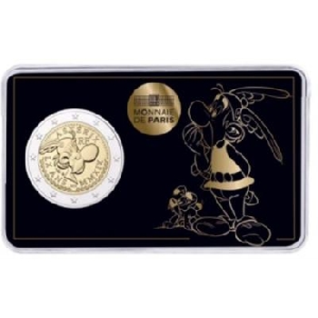 2 euro sběratelské Francie 2019 Asterix BU karta