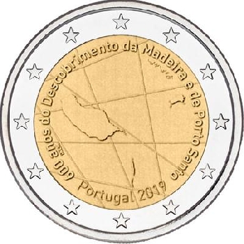 2 euro sběratelské Portugalsko 2019 Madeira UNC