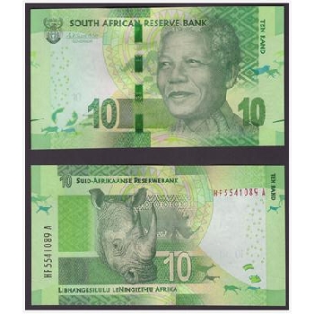 bankovka 10 jihoafrických randů