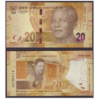 bankovka 20 jihoafrických randů