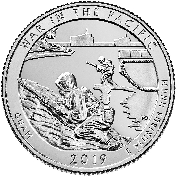Quarter 25 cent 2019 P Pacific