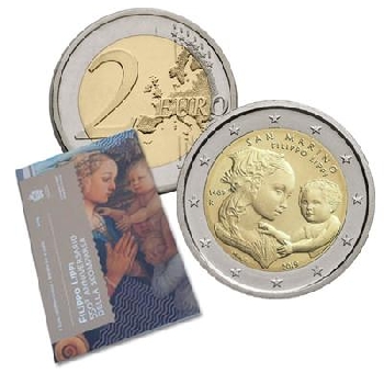 2 euro sběratelské San Marino 2019 Lippi BU