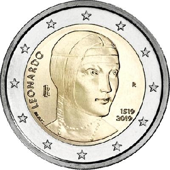 2 euro sběratelské Itálie 2019 UNC