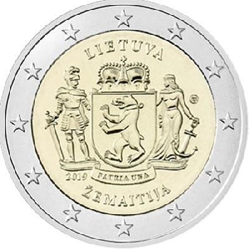 2 euro sběratelské Litva 2019 Samogitia