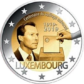2 euro sběratelské Lucembursko 2 2019 UNC