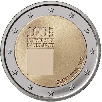 2 euro sběratelské Slovinsko 2019 UNC