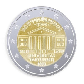 2 euro sběratelské Estonsko 2019 Tartu UNC