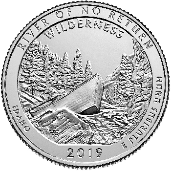 Quarter 25 cent 2019 S Frank Church
