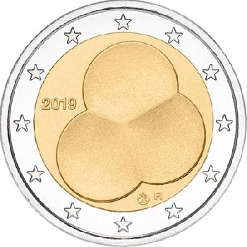 2 euro sběratelské Finsko 2019 Ústava UNC