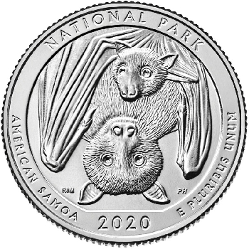Quarter 25 cent 2020 D American Samoa