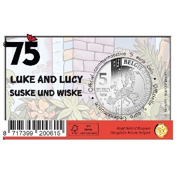 5 euro Belgie 2020 BU Suske a Wiske – foto 2