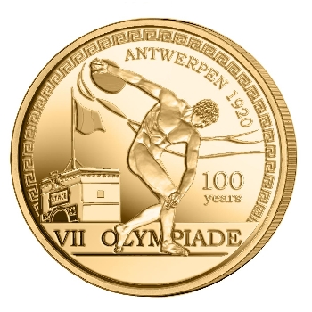 2 5 Euro Belgie 2020 Olympiáda