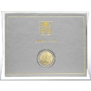 2 euro sběratelské Vatikán 2020 Jan Pavel II UNC