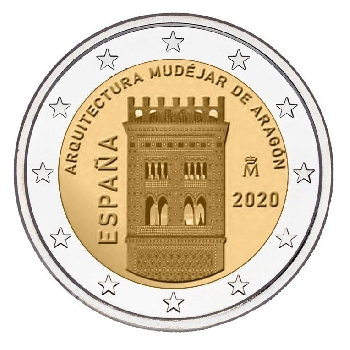 2 euro sběratelské Španělsko 2020 UNC