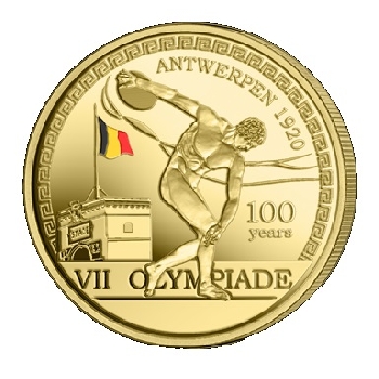 2 5 Euro Belgie 2020 Olympiáda COLOR