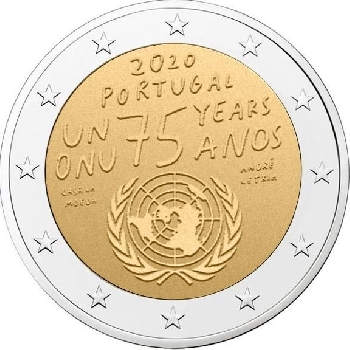 2 euro sběratelské Portugalsko 2020 OSN UNC