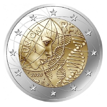 2 euro sběratelské Francie 2020 Lékařství UNC