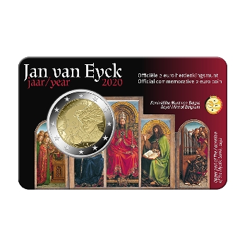 2 euro sběratelské Belgie 2020 Eyck UNC