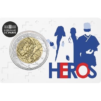 2 euro sběratelské Francie 2020 Lékařství Heros