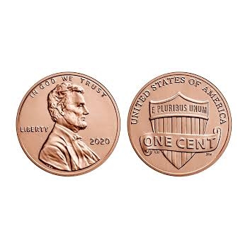 1 cent 2020 D