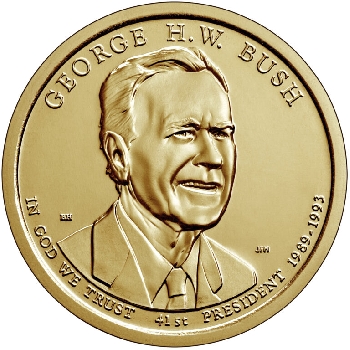 USA 1 dolar 2020 George H. W. Bush D