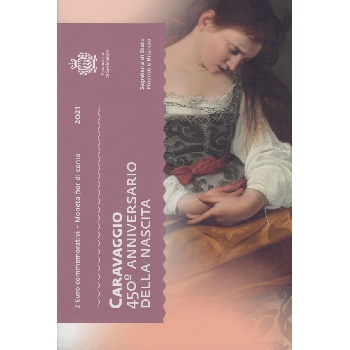2 euro sběratelské San Marino 2021 Caravaggio BU
