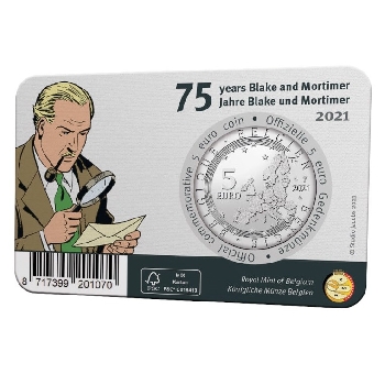 5 euro Belgie 2021 BU Mortimer COL – foto 2