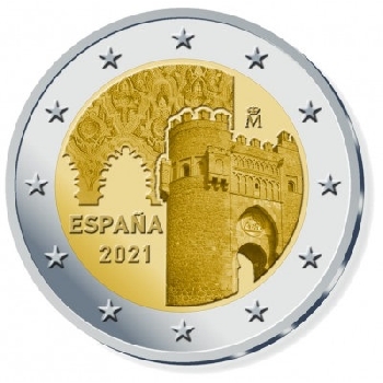 2 euro sběratelské Španělsko 2021 UNC