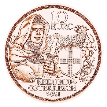 10 euro Rakousko 2021 Bratrství