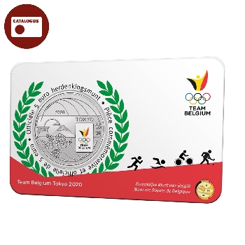 5 euro Belgie 2020 BU Olympiáda COLOR
