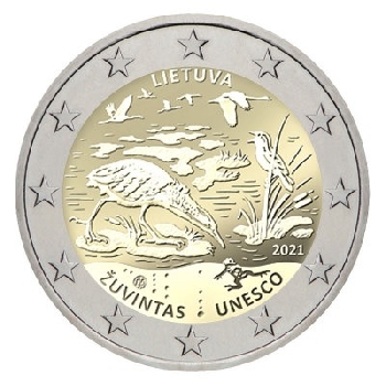 2 euro sběratelské Litva 2021 Žuvintas