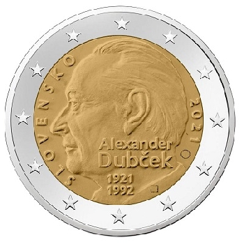 2 euro sběratelské Slovensko 2021 UNC