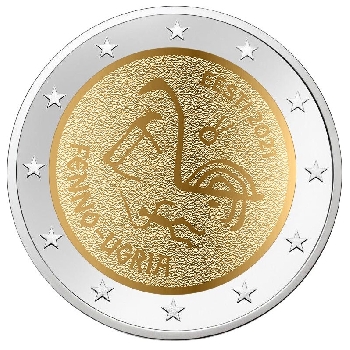 2 euro sběratelské Estonsko 2021 Národy UNC