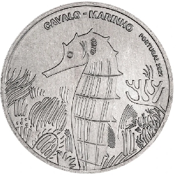 5 euro Portugalsko 2021 Mořský koník