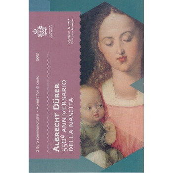 2 euro sběratelské San Marino 2021 Albrecht Durer BU