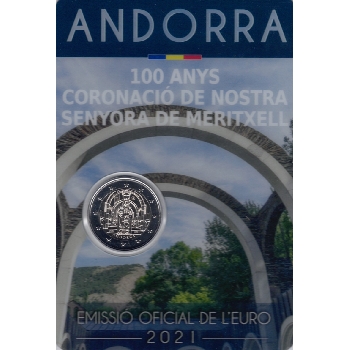 2 euro sběratelské Andora 2021 Korunovace BU