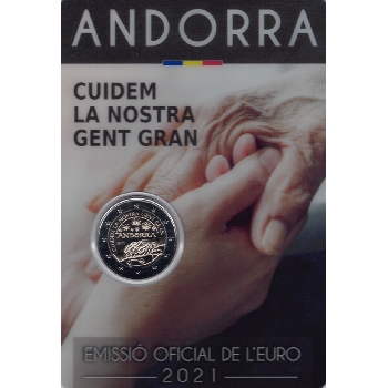 2 euro sběratelské Andora 2021 Seniors BU