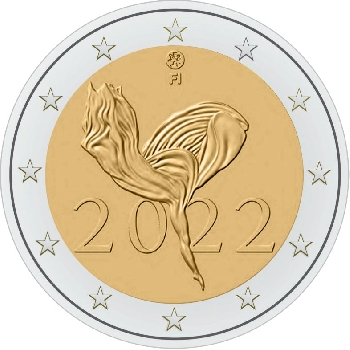2 euro sběratelské Finsko 2022 Ballet UNC