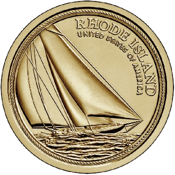 USA 1 dolar 2022 Rhode Island D