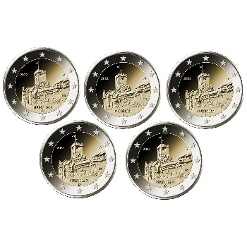 2 euro sběratelské Německo 2022 Wartburg 1 ks UNC