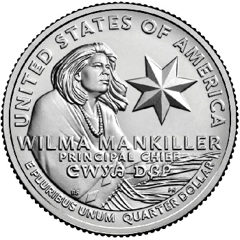 Quarter 25 cent 2022 P Wilma Mankiller
