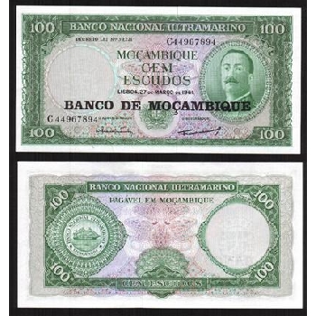 bankovka 100 mosambických meticalů