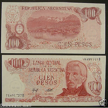 bankovka 100 pesos